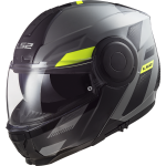LS2 FF902 SCOPE 2 MAX FLIP FRONT NARDO GREY HI VIZ YELLOW