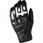 LS2 SPARK GLOVES BLACK WHITE