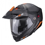SCORPION ADX2 CAMINO MATT BLACK ORANGE