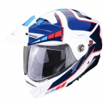 SCORPION ADX2 CAMINO WHITE BLUE RED